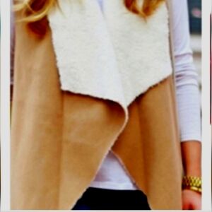 tab vegan leather vest